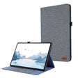For Lenovo Tab P12 Horizontal Flip TPU + Fabric PU Leather Tablet Case(Dark Blue) - Lenovo by PMC TechLife | Online Shopping South Africa | PMC TechLife | Buy Now Pay Later Mobicred