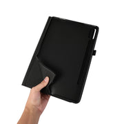 For Lenovo Tab P12 Horizontal Flip TPU + Fabric PU Leather Tablet Case(Grey)