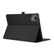 For Lenovo Tab M11 / Xiaoxin Pad 11 2024 Horizontal Flip TPU + Fabric PU Leather Tablet Case(Black)