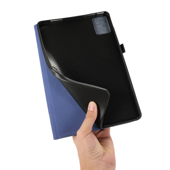 For Lenovo Tab M11 / Xiaoxin Pad 11 2024 Horizontal Flip TPU + Fabric PU Leather Tablet Case(Black)