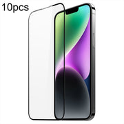 For iPhone 15 10pcs DUX DUCIS 0.33mm 9H Medium Alumina Tempered Glass Film