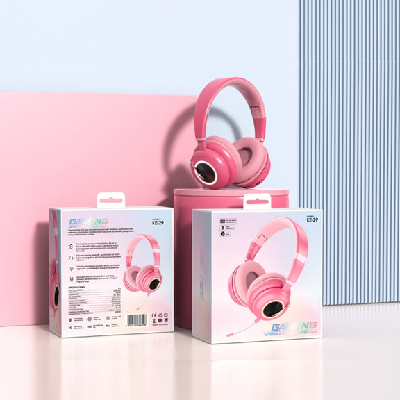 T&G KE-29 Foldable Wireless Headset with Microphone(White)
