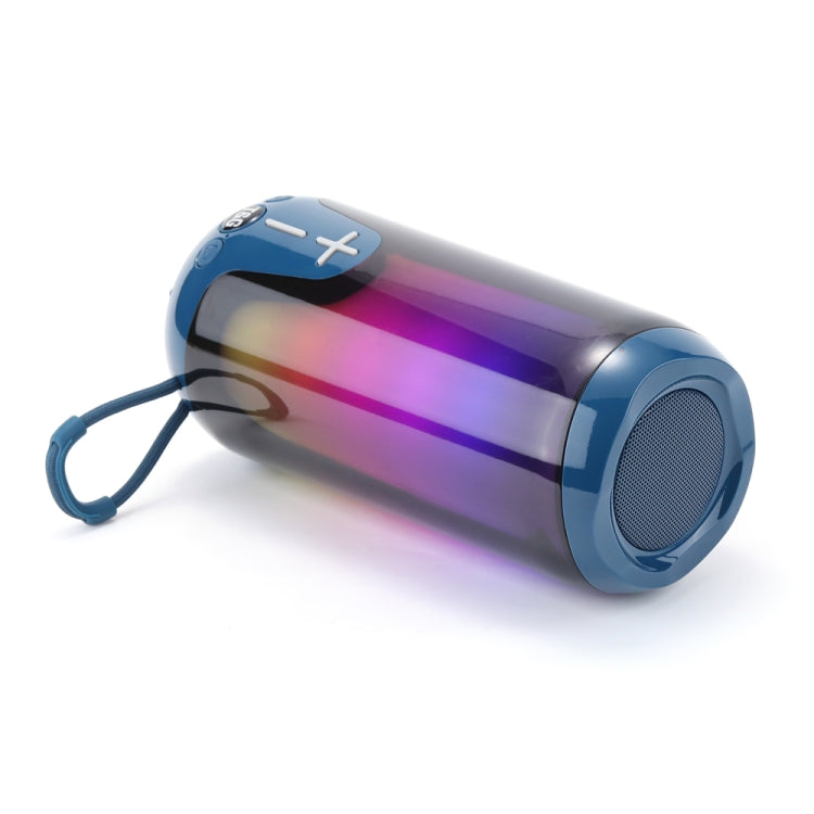 T&G TG651 Portable LED Wireless Bluetooth Speaker Outdoor TWS Subwoofer(Blue)