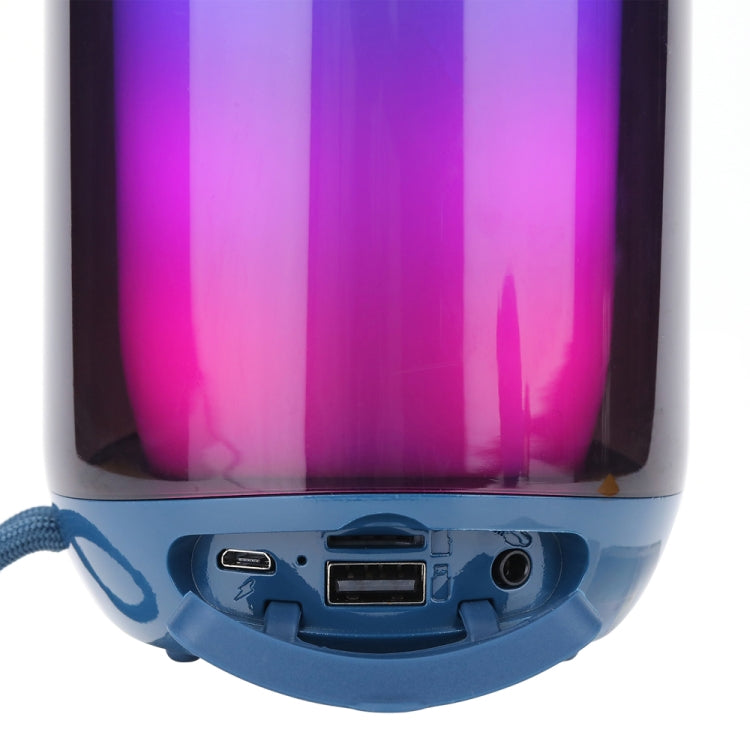 T&G TG651 Portable LED Wireless Bluetooth Speaker Outdoor TWS Subwoofer(Black)
