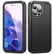 For iPhone 15 Pro Life Water-resistant Rugged Phone Case(Black)