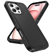 For iPhone 16 Pro Max Life Water-resistant Rugged Phone Case(Black)