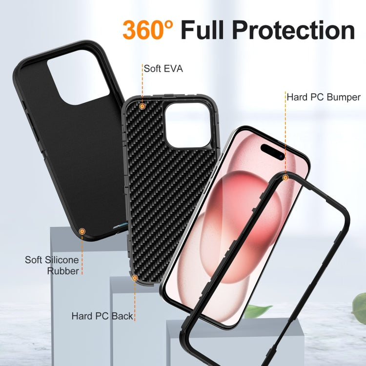 For iPhone 16 Pro Max Life Water-resistant Rugged Phone Case(Black)