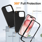 For iPhone 16 Pro Max Life Water-resistant Rugged Phone Case(Black)