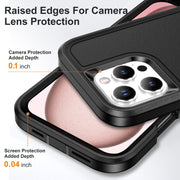 For iPhone 16 Pro Life Water-resistant Rugged Phone Case(Black)