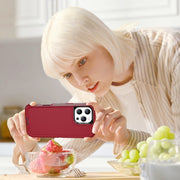 For iPhone 16 Pro Life Water-resistant Rugged Phone Case(Red + Black)