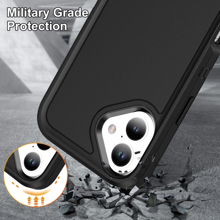 For iPhone 16 Life Water-resistant Rugged Phone Case(Black)