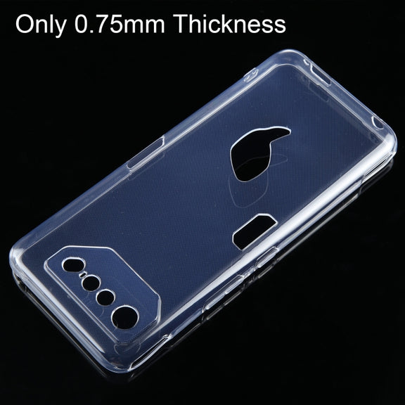 For Asus ROG Phone 7 Ultra-thin Transparent TPU Phone Case