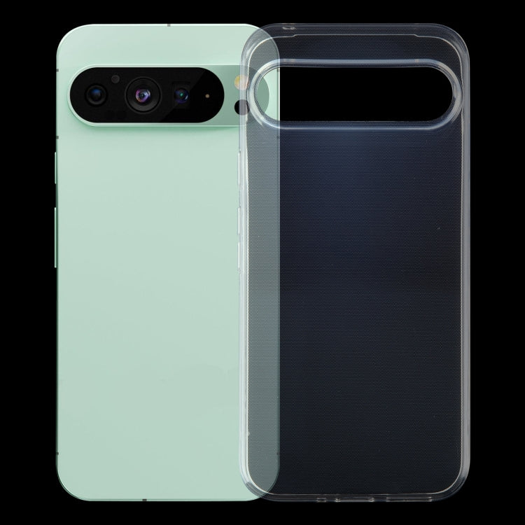 For Google Pixel 9 Ultra-thin Transparent TPU Phone Case