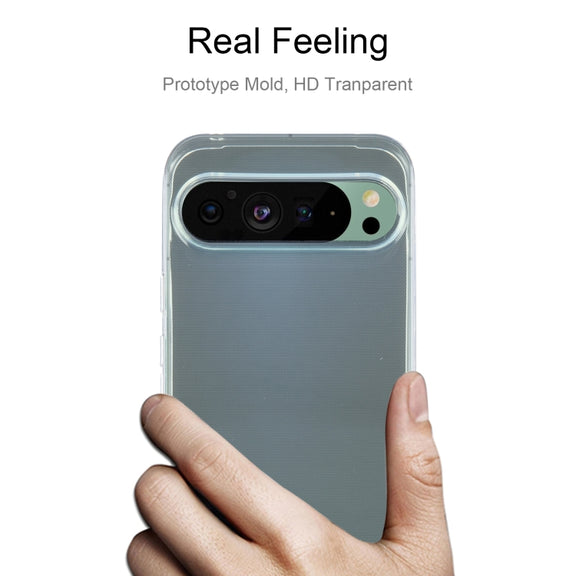For Google Pixel 9 Pro Ultra-thin Transparent TPU Phone Case