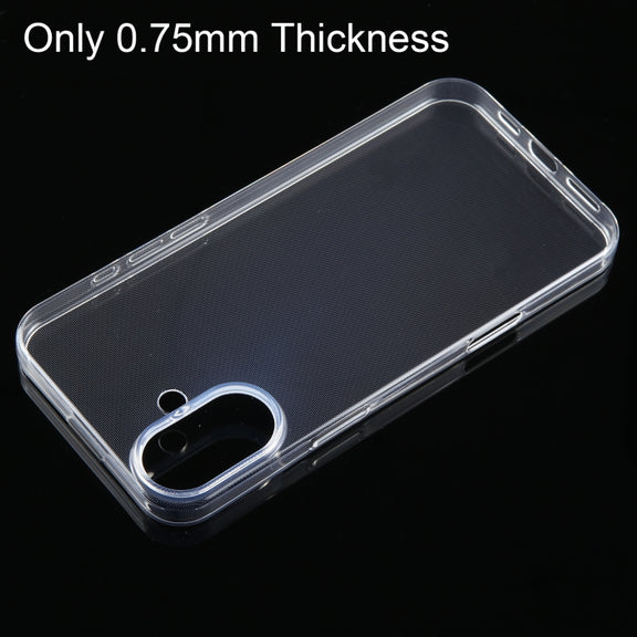 For iPhone 16 Ultra-thin Transparent TPU Phone Case