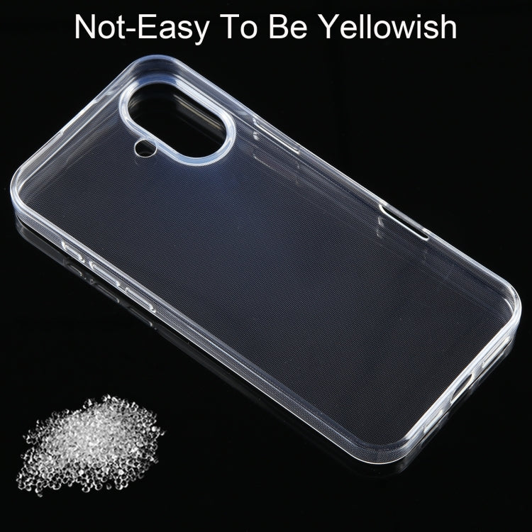 For iPhone 16 Ultra-thin Transparent TPU Phone Case