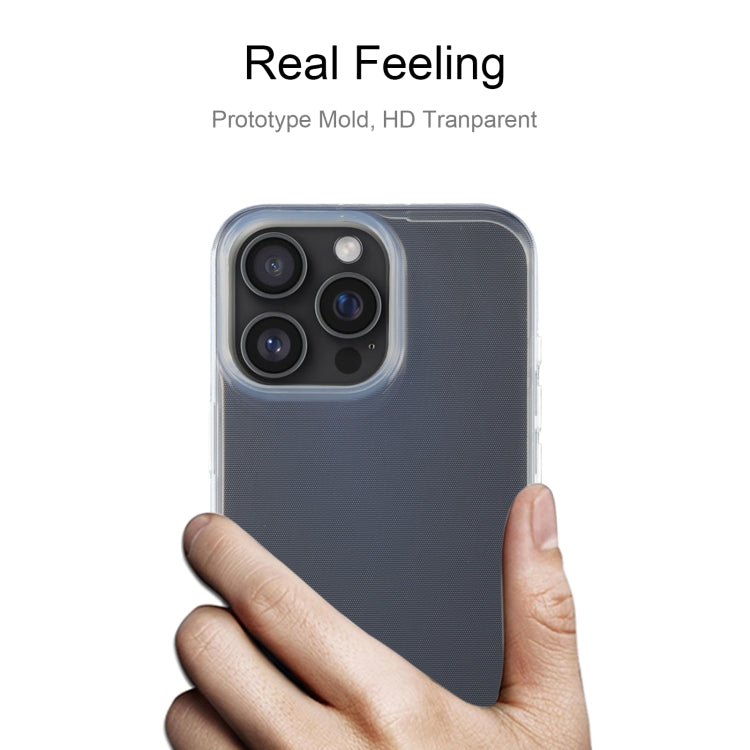 For iPhone 16 Pro Ultra-thin Transparent TPU Phone Case