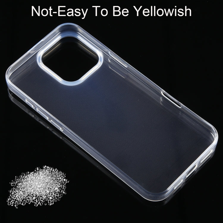 For iPhone 16 Pro Max Ultra-thin Transparent TPU Phone Case