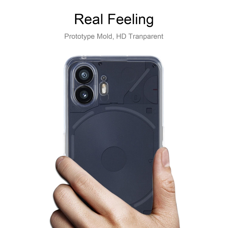 For Nothing Phone 2 Ultra-thin Transparent TPU Phone Case