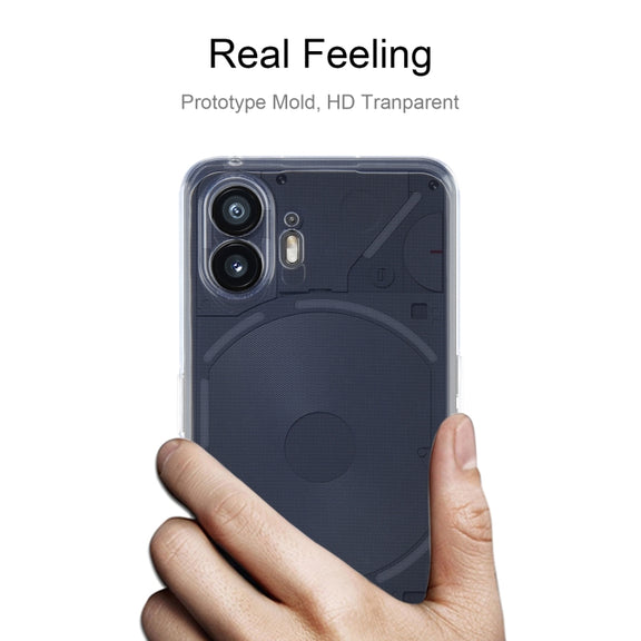 For Nothing Phone 2 Ultra-thin Transparent TPU Phone Case
