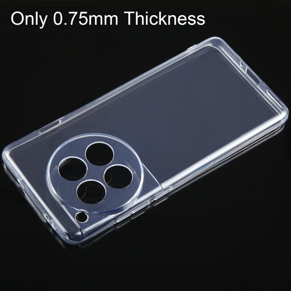 For OnePlus 12 Ultra-thin Transparent TPU Phone Case