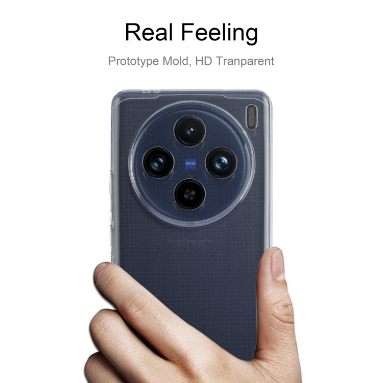 For vivo X100 Ultra-thin Transparent TPU Phone Case
