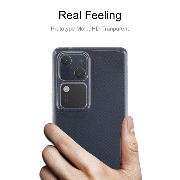 For vivo S18 Ultra-thin Transparent TPU Phone Case