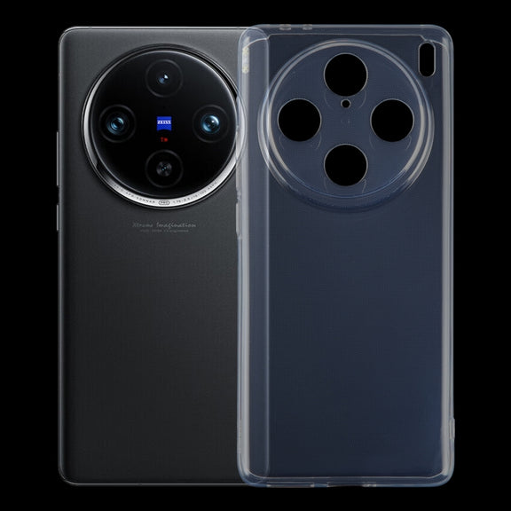 For vivo X100 Pro Ultra-thin Transparent TPU Phone Case
