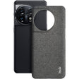 For OnePlus 11 5G imak Ruiyi Series Cloth Texture PU + PC Phone Case(Dark Grey) - OnePlus Cases by imak | Online Shopping South Africa | PMC TechLife | Buy Now Pay Later Mobicred