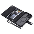 For iPhone 13 ViLi GHB Series MagSafe Magnetic Zipper Leather Phone Case(Black) - free shipping - PMC TechLife - Order now!