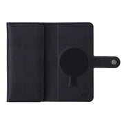 For iPhone 14 Plus ViLi GHB Series MagSafe Magnetic Zipper Leather Phone Case(Black)