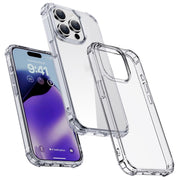 For iPhone 15 Pro Max iPAKY Crystal Clear Series Shockproof PC + TPU Protective Phone Case(Transparent)