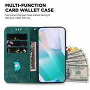 For Motorola Edge 2024 Little Tiger Embossed Leather Phone Case(Green)