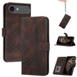 For iPhone 17 Air Cubic Skin Feel Flip Leather Phone Case(Brown) - free shipping - PMc TechLife - Order now!