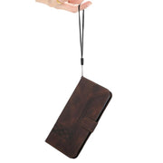 For iPhone 17 Cubic Skin Feel Flip Leather Phone Case(Brown)