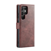 For Samsung Galaxy S24 Ultra 5G DG.MING Crazy Horse Texture Detachable Magnetic Leather Case(Red)