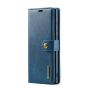 For Samsung Galaxy S24 Ultra 5G DG.MING Crazy Horse Texture Detachable Magnetic Leather Case(Blue)