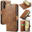 For Samsung Galaxy S24 5G DG.MING Crazy Horse Texture Detachable Magnetic Leather Case(Brown) - free shipping - PMC Jewellery - Order now!