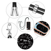 For Google Pixel 9 Pro XL Electroplating Dual-side IMD Phone Case with Lanyard(Equation)