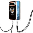 For Google Pixel 9 Pro XL Electroplating Dual-side IMD Phone Case with Lanyard(Natural Growth) - Google Cases by PMC TechLife | Online Shopping South Africa | PMC TechLife | Buy Now Pay Later Mobicred