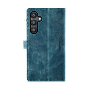 For Samsung Galaxy A55 5G CaseMe C30 Card Slots Zipper Wallet Leather Phone Case(Blue)