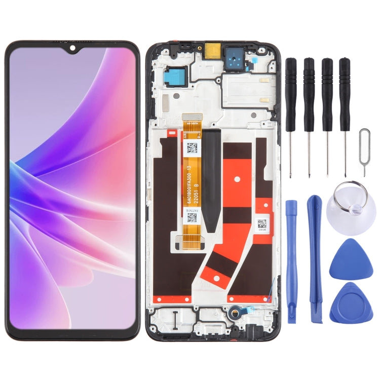 For OPPO K10 5G OEM LCD Screen Digitizer Full Assembly with Frame