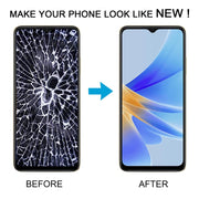 For OPPO A17K OEM LCD Screen Digitizer Full Assembly with Frame
