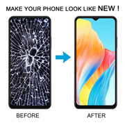 For OPPO A18 4G OEM LCD Screen Digitizer Full Assembly with Frame