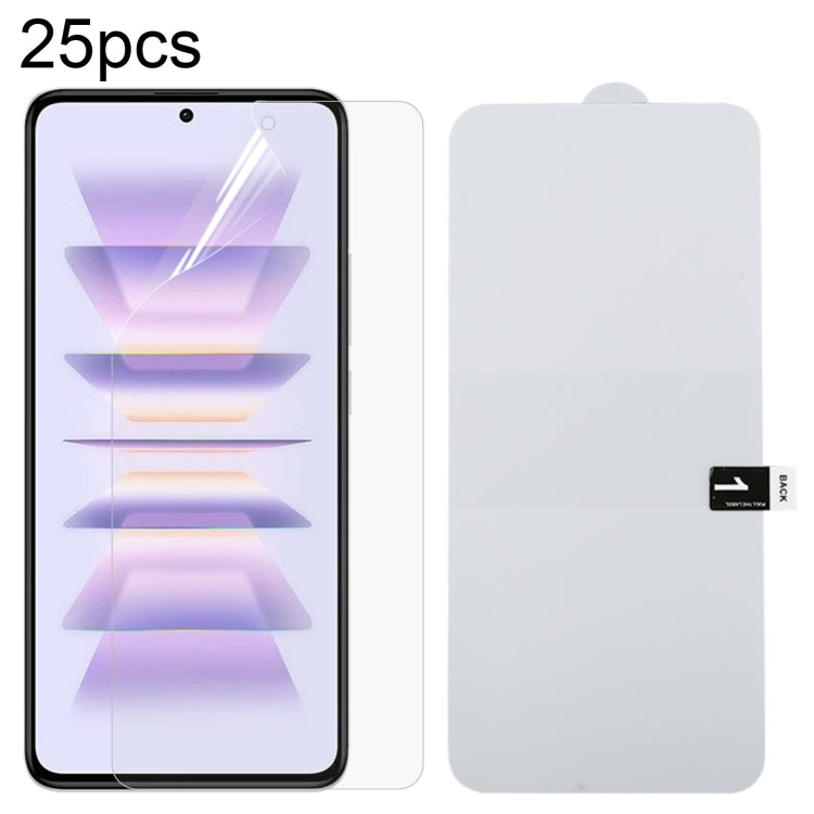 For Xiaomi Redmi K70 Pro / K70 Ultra 25pcs Full Screen Protector Explosion-proof Hydrogel Film