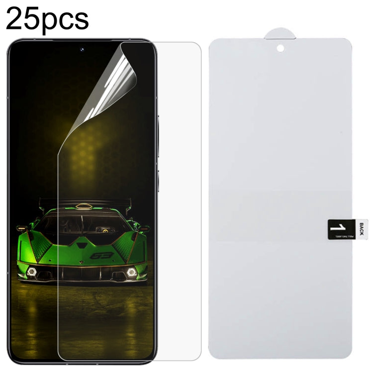 For Xiaomi Redmi K70 Pro Lamborghini 25pcs Full Screen Protector Explosion-proof Hydrogel Film