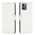 For Motorola Moto G14 4G Diamond Lattice Wallet Flip Leather Phone Case(White) - free shipping - PMC TechLife - Order now!