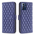 For Motorola Moto G Play 2024 Diamond Lattice Wallet Flip Leather Phone Case(Blue) - Motorola Cases by PMC TechLife | Online Shopping South Africa | PMC TechLife | Buy Now Pay Later Mobicred