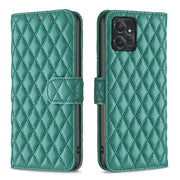 For Motorola Moto G Power 5G 2024 Diamond Lattice Wallet Flip Leather Phone Case(Green)