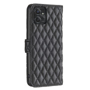 For Motorola Moto G Power 5G 2024 Diamond Lattice Wallet Flip Leather Phone Case(Black)